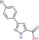 3-(4-bromophenyl)-1H-pyrazole-5-carboxylic acid