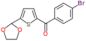 (4-bromophenyl)-[5-(1,3-dioxolan-2-yl)-2-thienyl]methanone