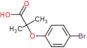 2-(4-bromophenoxy)-2-methylpropanoic acid