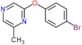 2-(4-Bromophenoxy)-6-methylpyrazine