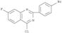 Quinazoline,2-(4-bromophenyl)-4-chloro-7-fluoro-