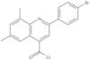 2-(4-Bromophenyl)-6,8-dimethyl-4-quinolinecarbonyl chloride