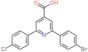 2-(4-bromophenyl)-6-(4-chlorophenyl)pyridine-4-carboxylic acid