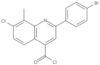 2-(4-Bromophenyl)-7-chloro-8-methyl-4-quinolinecarbonyl chloride