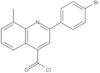 2-(4-Bromophenyl)-8-methyl-4-quinolinecarbonyl chloride