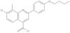 2-(4-Butoxyphenyl)-7-chloro-8-methyl-4-quinolinecarbonyl chloride