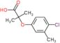 2-(4-chloro-3-methylphenoxy)-2-methylpropanoic acid