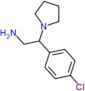 2-(4-chlorophenyl)-2-pyrrolidin-1-ylethanamine