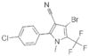 2-(4-CHLOROPHENYL)-4-BROMO-1-METHYL-5-(TRIFLUOROMETHYL)-1H-PYRROLE-3-CARBONITRILE