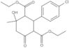 1,3-Diethyl 2-(4-chlorophenyl)-4-hydroxy-4-methyl-6-oxo-1,3-cyclohexanedicarboxylate