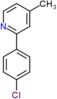 2-(4-chlorophenyl)-4-methylpyridine