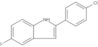 2-(4-Chlorophenyl)-5-fluoro-1H-indole