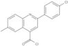 2-(4-Chlorophenyl)-6-methyl-4-quinolinecarbonyl chloride