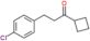 3-(4-chlorophenyl)-1-cyclobutyl-propan-1-one