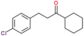 3-(4-chlorophenyl)-1-cyclohexyl-propan-1-one