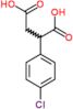 2-(4-chlorophenyl)butanedioic acid