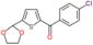 (4-chlorophenyl)-[5-(1,3-dioxolan-2-yl)-2-thienyl]methanone