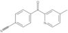 4-[(4-Methyl-2-pyridinyl)carbonyl]benzonitrile
