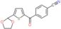 4-[5-(1,3-dioxolan-2-yl)thiophene-2-carbonyl]benzonitrile