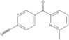 4-[(6-Methyl-2-pyridinyl)carbonyl]benzonitrile