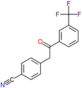 4-{2-oxo-2-[3-(trifluoromethyl)phenyl]ethyl}benzonitrile