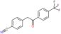 4-[2-oxo-2-[4-(trifluoromethyl)phenyl]ethyl]benzonitrile