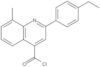 2-(4-Ethylphenyl)-8-methyl-4-quinolinecarbonyl chloride