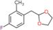 1,3-Dioxolane, 2-[(4-fluoro-2-methylphenyl)methyl]-