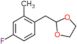 2-[(4-fluoro-2-methyl-phenyl)methyl]-1,3-dioxolane