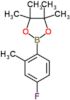 2-(4-fluoro-2-methylphenyl)-4,4,5,5-tetramethyl-1,3,2-dioxaborolane