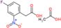 acetic acid; 2-(4-fluoro-2-nitro-phenyl)acetic acid