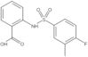 2-[[(4-Fluoro-3-methylphenyl)sulfonyl]amino]benzoic acid