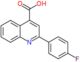 2-(4-fluorophenyl)quinoline-4-carboxylic acid