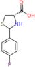 (4S)-2-(4-fluorophenyl)thiazolidine-4-carboxylic acid