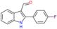 2-(4-fluorophenyl)-1H-indole-3-carbaldehyde