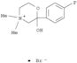 Morpholinium,2-(4-fluorophenyl)-2-hydroxy-4,4-dimethyl-, bromide (1:1)