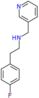 2-(4-fluorophenyl)-N-(pyridin-3-ylmethyl)ethanamine