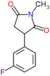 3-(3-fluorophenyl)-1-methylpyrrolidine-2,5-dione