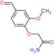 2-(4-formyl-2-methoxyphenoxy)acetamide