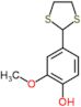 4-(1,3-dithiolan-2-yl)-2-methoxyphenol