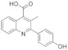 2-(4-HYDROXYPHENYL)-3-METHYL-4-QUINOLINECARBOXYLIC ACID