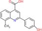 2-(4-hydroxyphenyl)-8-methylquinoline-4-carboxylic acid