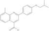 8-Methyl-2-[4-(2-methylpropoxy)phenyl]-4-quinolinecarbonyl chloride