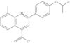 8-Methyl-2-[4-(1-methylethoxy)phenyl]-4-quinolinecarbonyl chloride