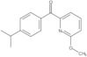 (6-Methoxy-2-pyridinyl)[4-(1-methylethyl)phenyl]methanone