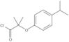 2-Methyl-2-[4-(1-methylethyl)phenoxy]propanoyl chloride