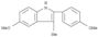1H-Indole,5-methoxy-2-(4-methoxyphenyl)-3-methyl-