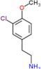 2-(3-chloro-4-methoxyphenyl)ethanamine