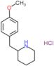 2-[(4-methoxyphenyl)methyl]piperidine hydrochloride