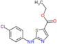 ethyl 2-[(4-chlorophenyl)amino]thiazole-5-carboxylate